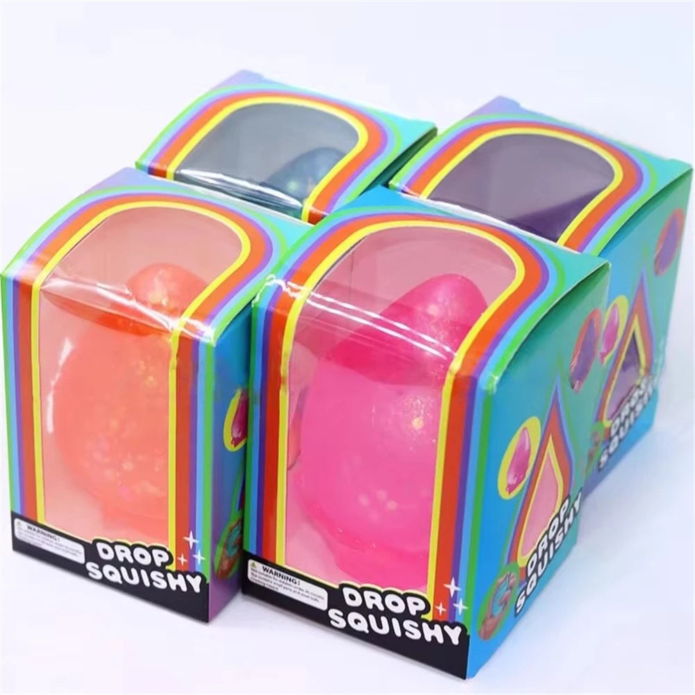 Malt Sugar Squishy Blind Box Series Fun Ornament Rebound Material Cube Stress Ball Multicolor Relaxing Toy