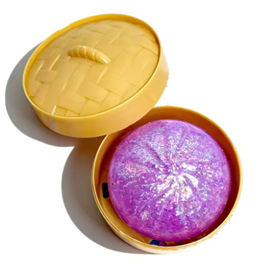 Dumpling Squishy Cute Colorful Bun Toy Slow Rising Stress Relief Fidget Toy for Kids Adults Anti-Anxiety Gif