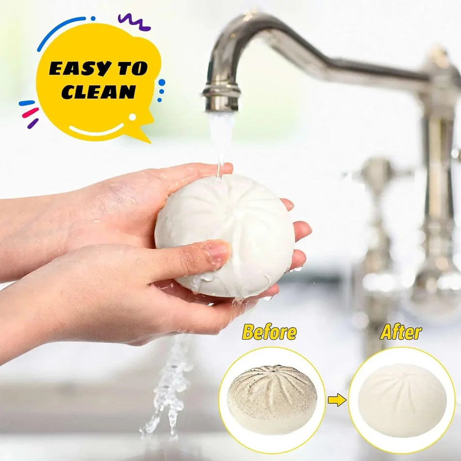 Dumpling Squishy Cute Colorful Bun Toy Slow Rising Stress Relief Fidget Toy for Kids Adults Anti-Anxiety Gif