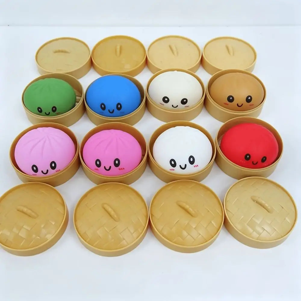 Multi Slow-Rising Squishy, Random Includes: Cheese Squeeze Toys, Steamed Buns And Dumplings,Long Butter Bread,Bear Squishy Toys